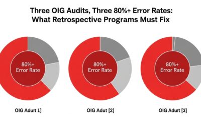 Three OIG Audits, Three 80%+ Error Rates: What Retrospective Programs Must Fix